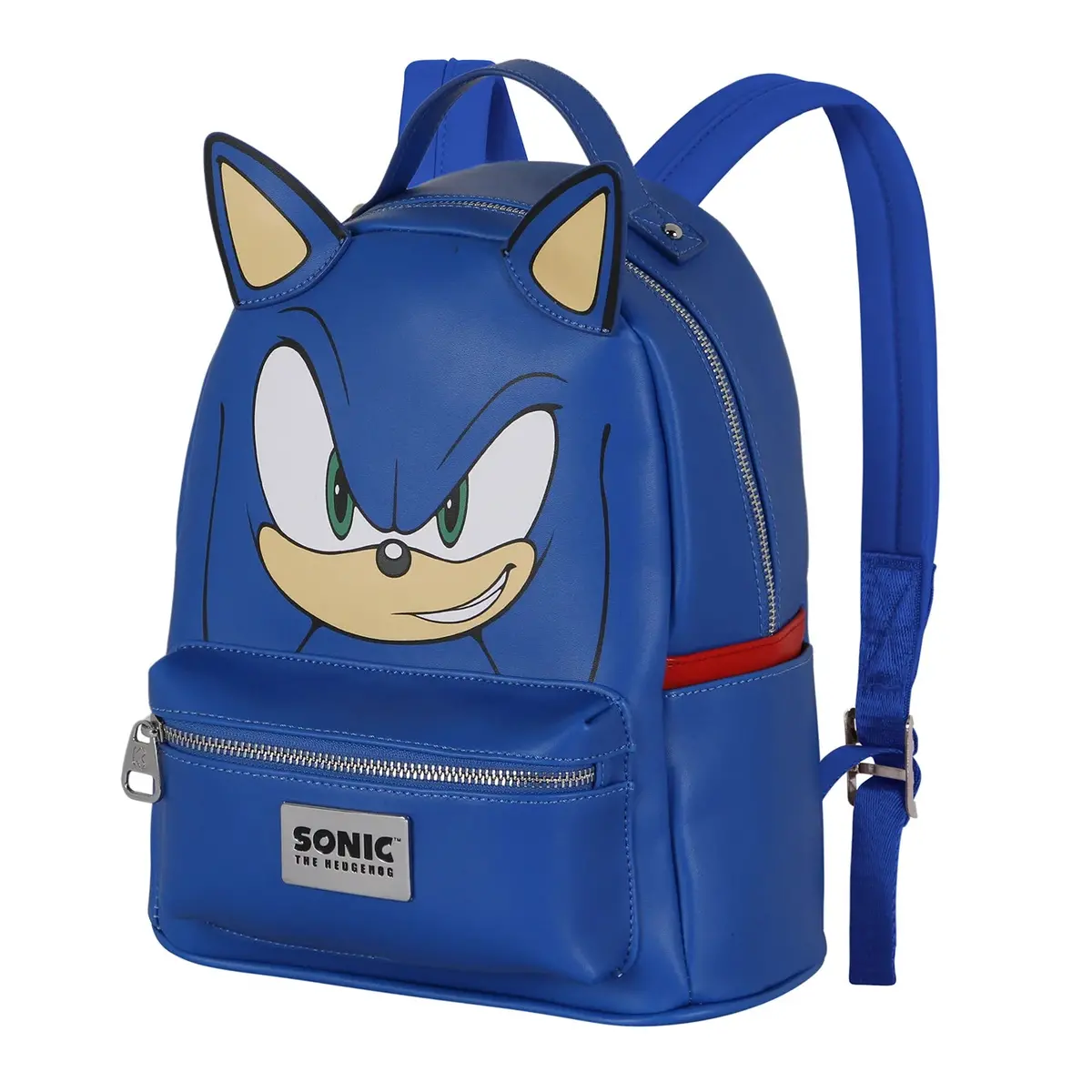 Sonic Blue Heady Backpack 29Cm - Sonic Face 1