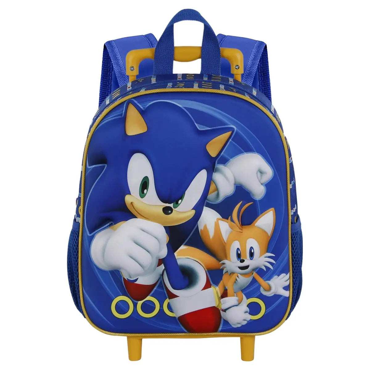 Sonic Multicolour Small 3D Backpack With Wheels - Sonic Tails 2
