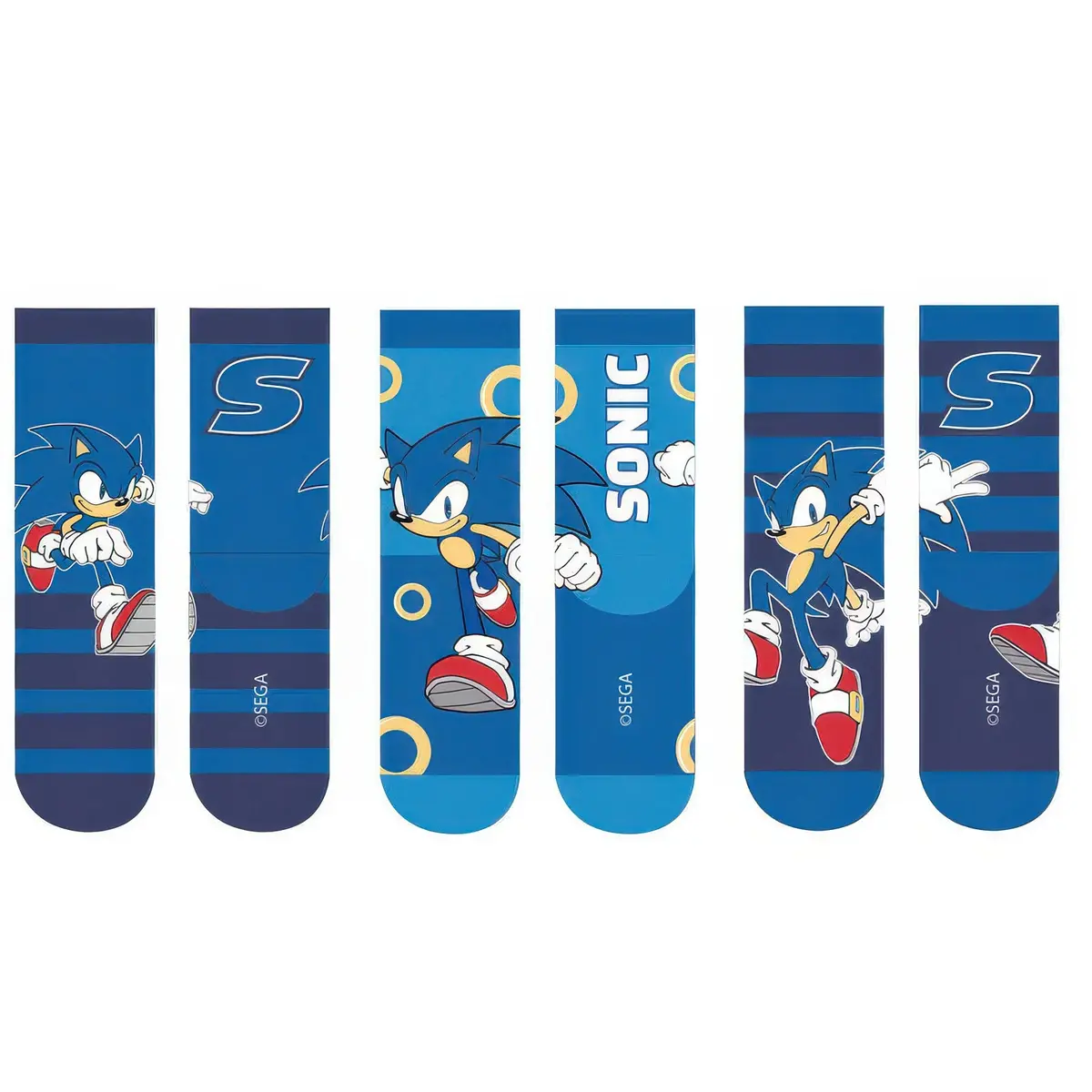 Sonic3 Pack Kids Socks - Assorted 2