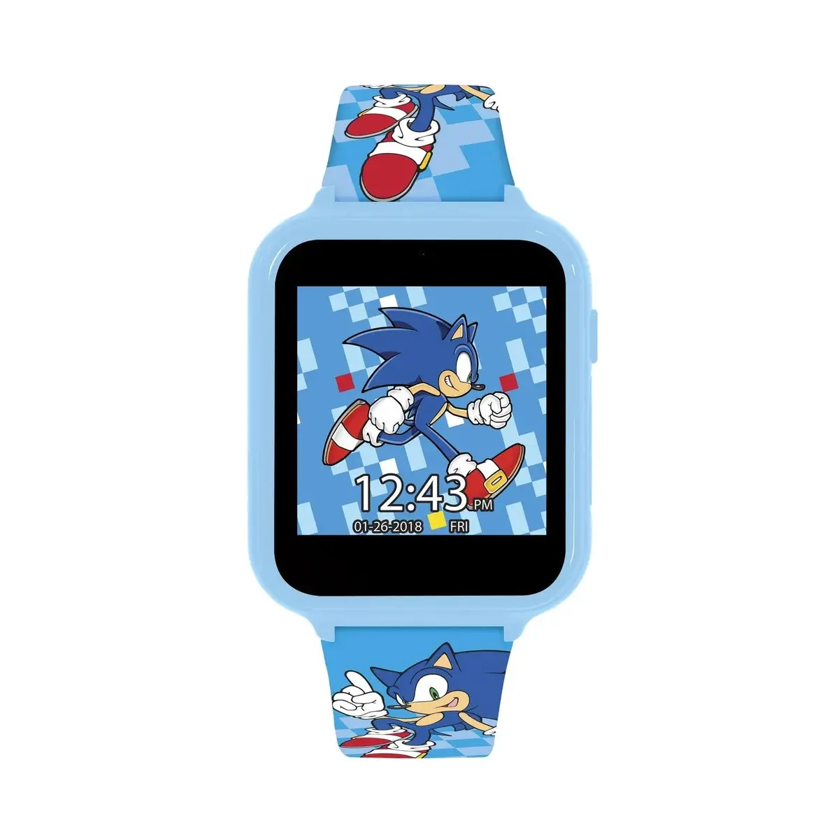 Sonic The Hedgehog Interactive Kids' Silicon Strap Watch 1
