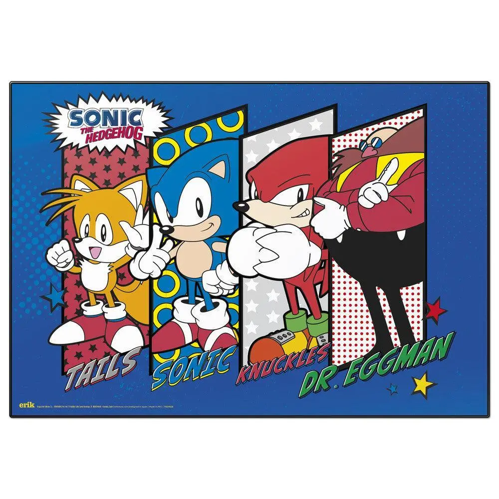 Sonic The Hedgehog School Desk Mat 1