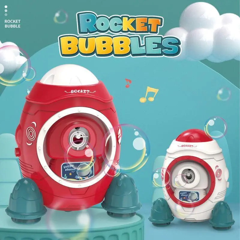 Space Rocket Bubble Machine With Lights And Sounds 1