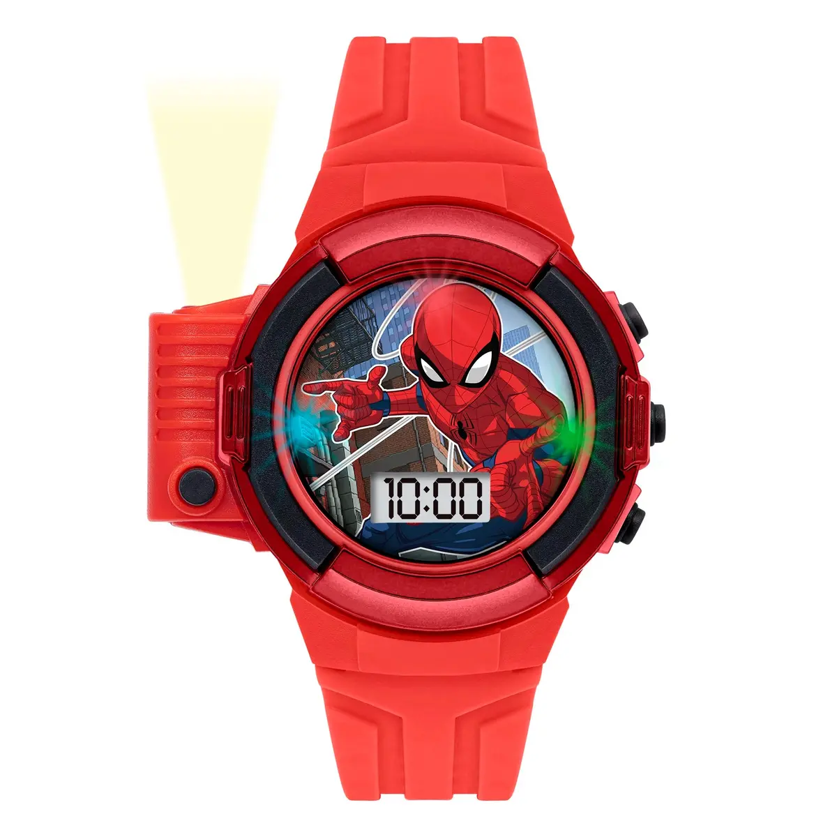 Spider-Man Boy's Digital Quartz Watch With Silicone Strap 1