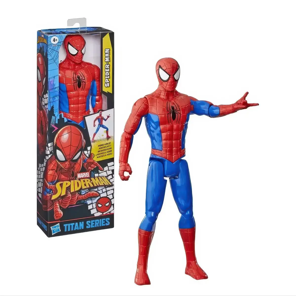 Spider-Man Red Blue Classic Titan Series Action Figure 30Cm 🕷️ 1