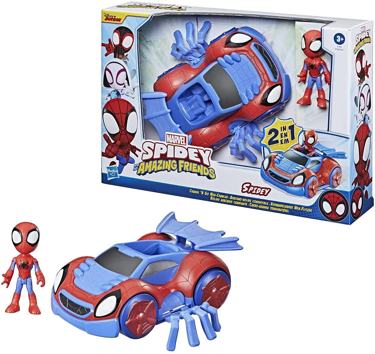 Spidey And His Amazing Friends Change 'N Go Web-Crawler 1