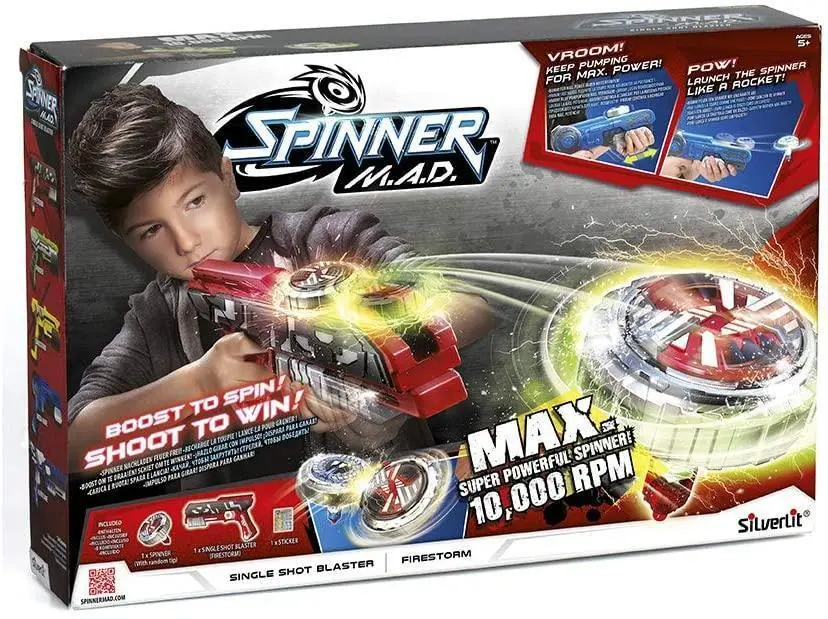 Spinner M.A.D. Single Shot Blaster - Red 1