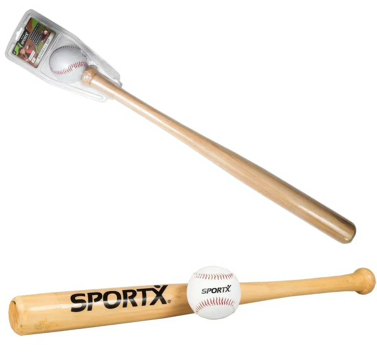 Sportx Baseball Bat And Ball 1