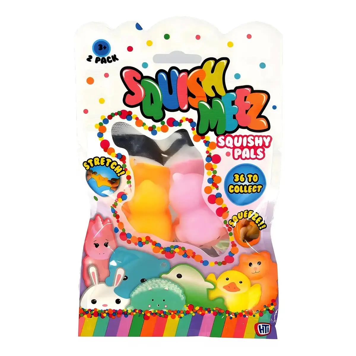 Squish Meez Squishy Pals Toys 2-Pack - Assorted 1
