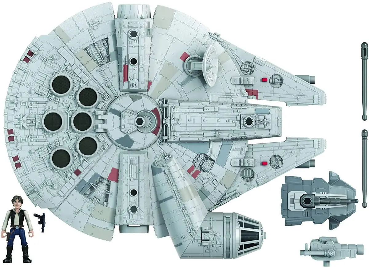 Star Wars Mission Fleet Han Solo Millennium Falcon & Vehicle 1