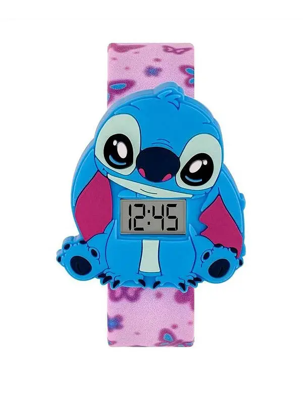 Stitch Digital Watch Pink Slapband 1