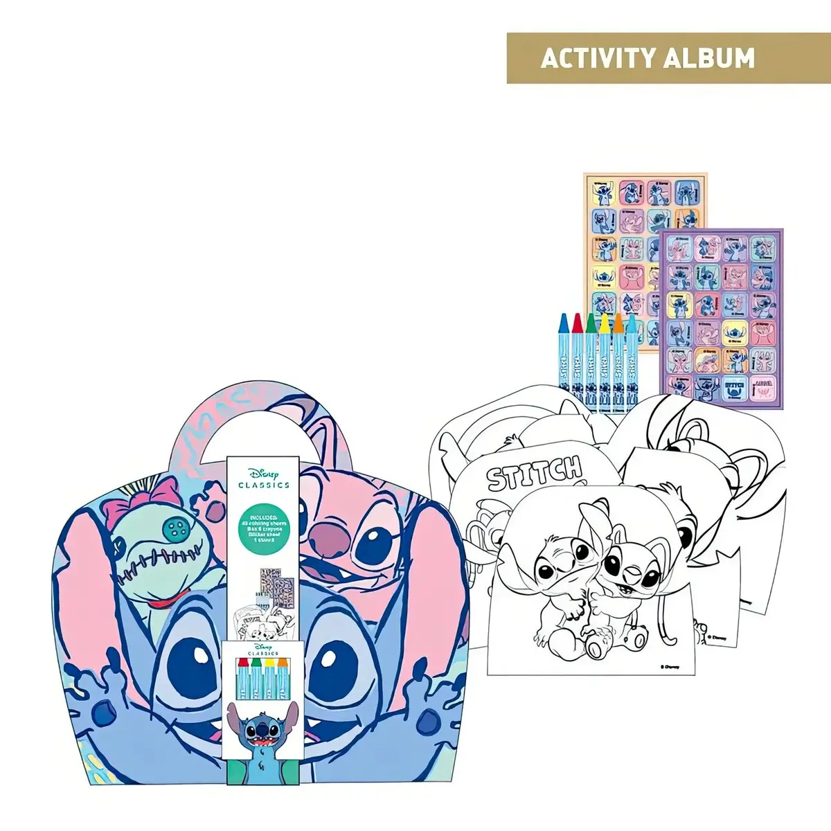 Stitch Disney Colouring Activity Set 1