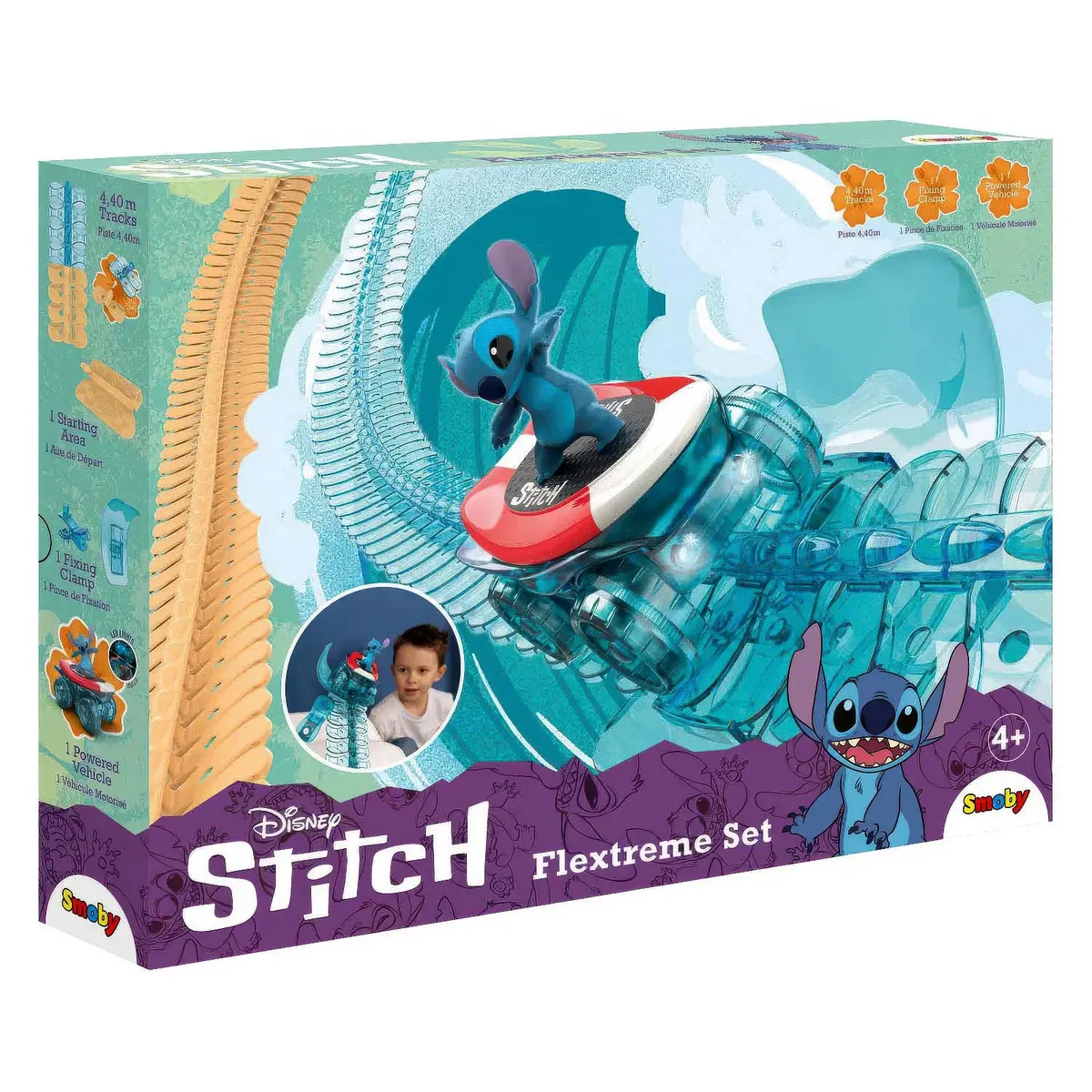 Smoby Stitch Flextreme Race Track Car Discovery Set 1