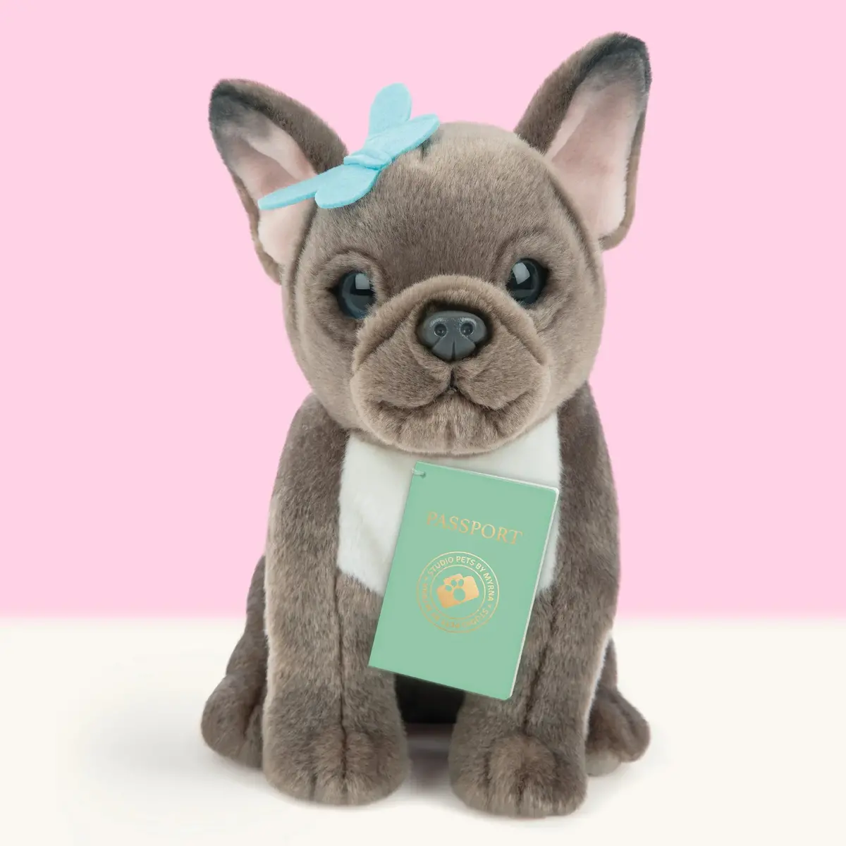 Studio Pets Bibi French Bulldog 23Cm Premium Plush 1