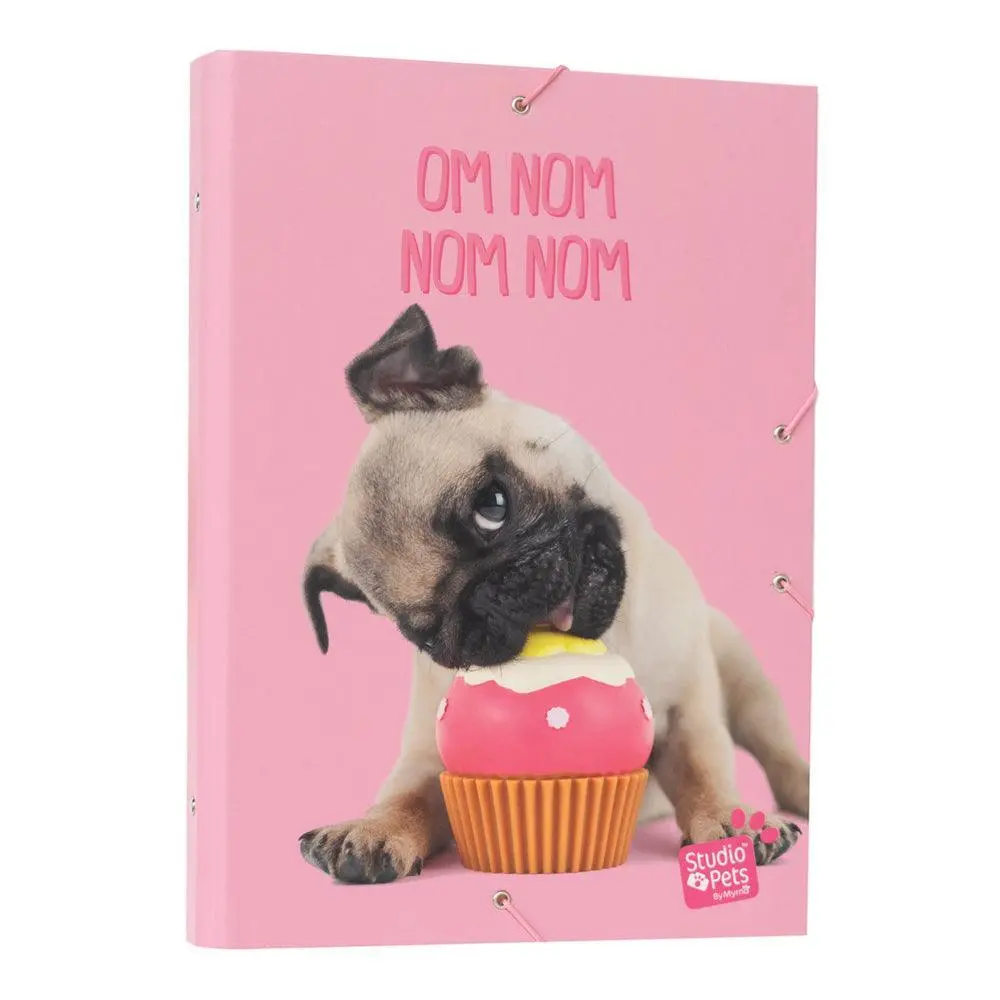 Studio Pets Puppies Elastic Folder A4 1