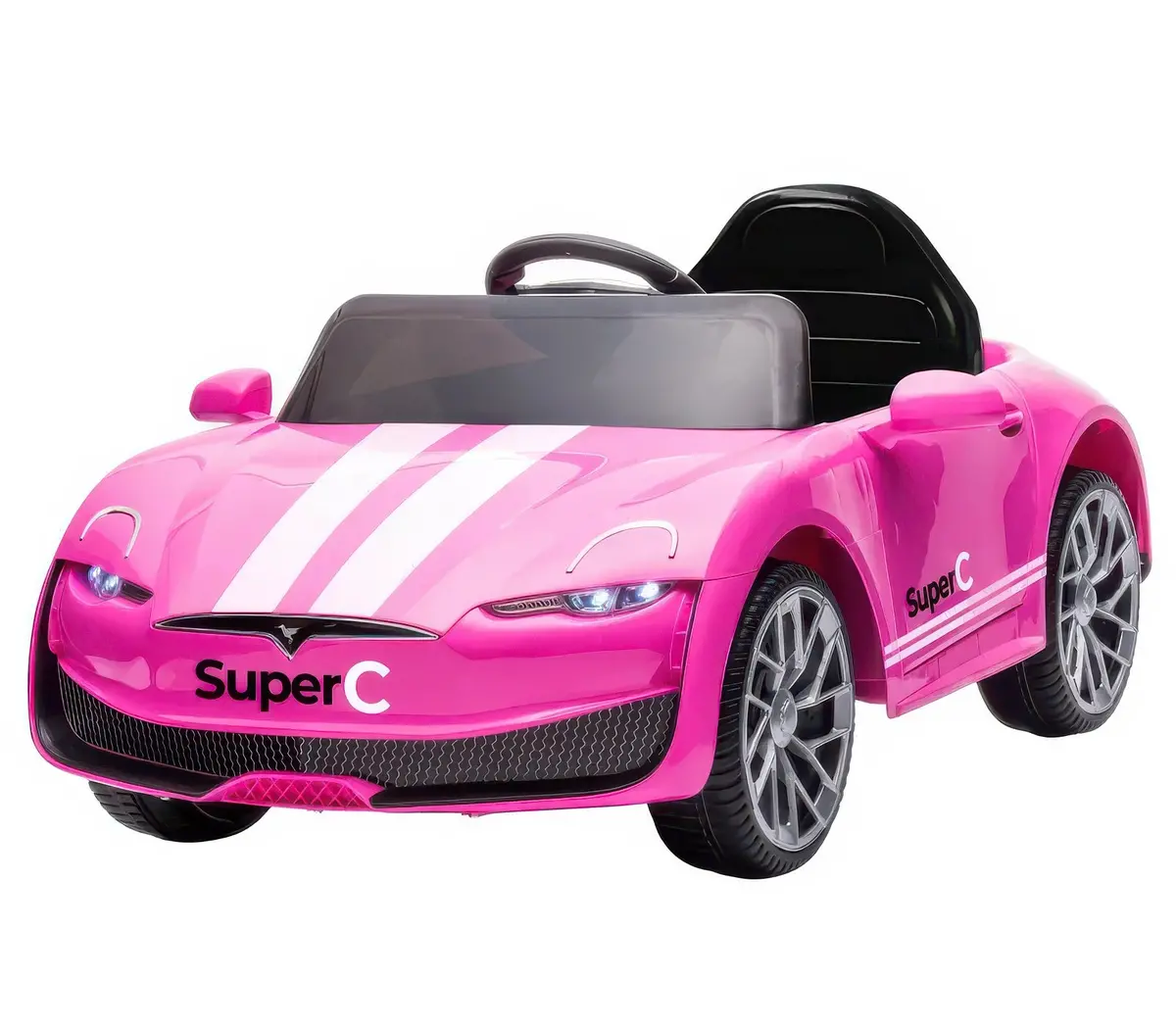 Super-C Pink Car 12V Electric Kids Ride-On 1