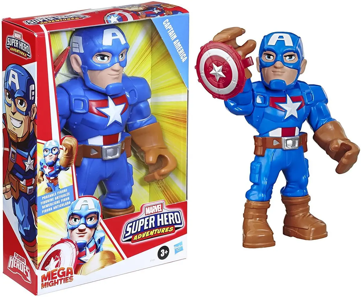 Super Hero Adventures Sha Captain America Mega Mighties 2