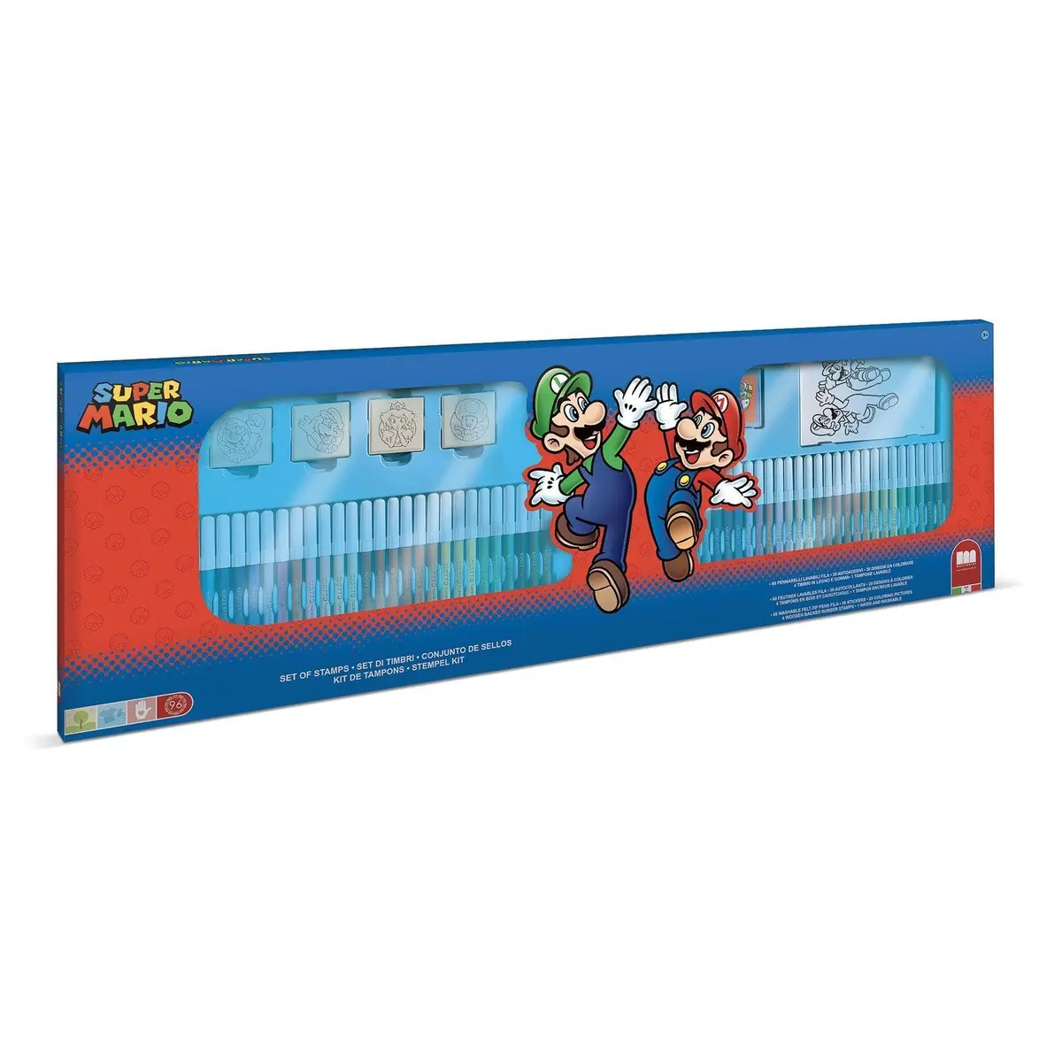 Super Mario 60 Markers Art Playset 1