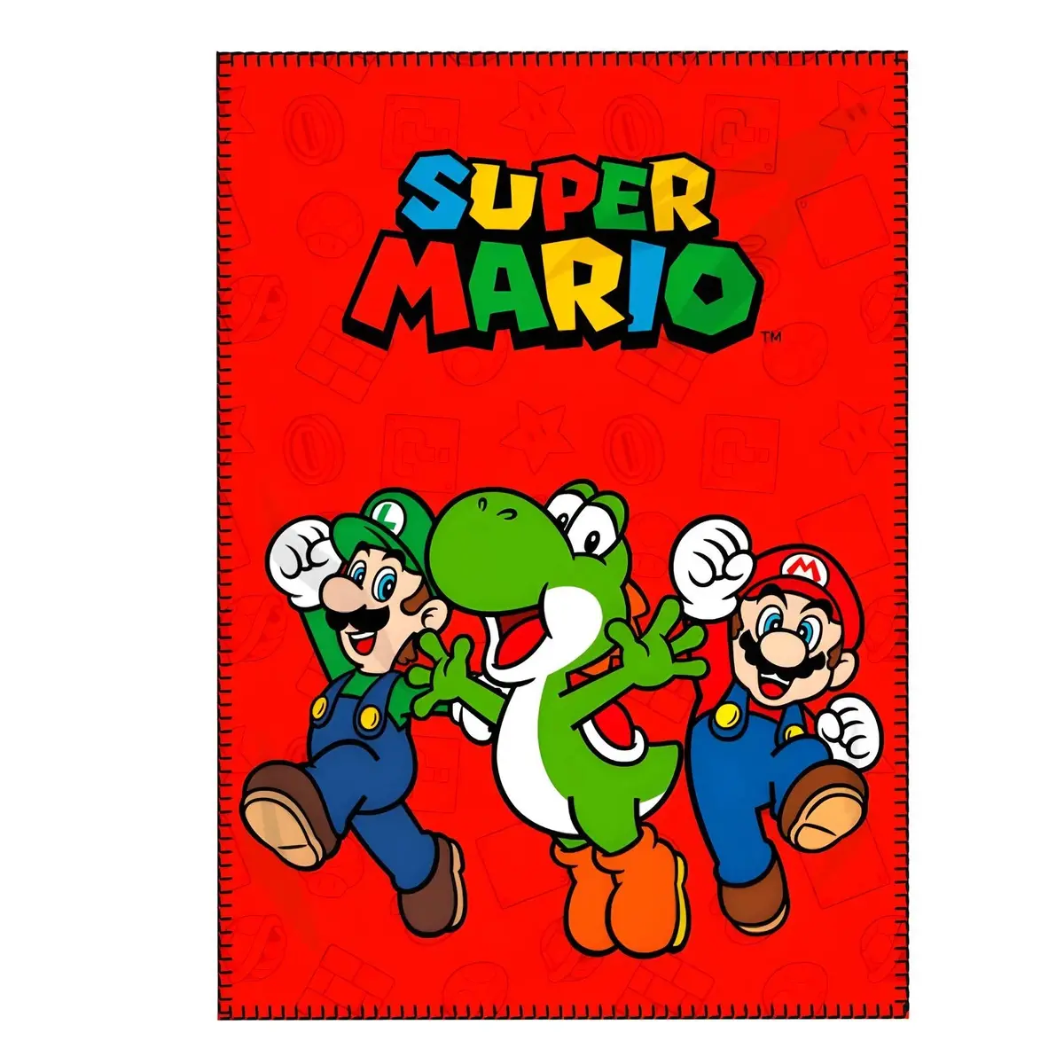 Super Mario Bros Polar Blanket 1