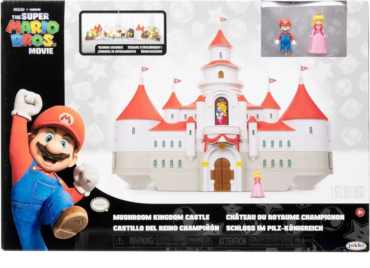 Super Mario Bros. The Movie Mushroom Kingdom Castle Playset 1