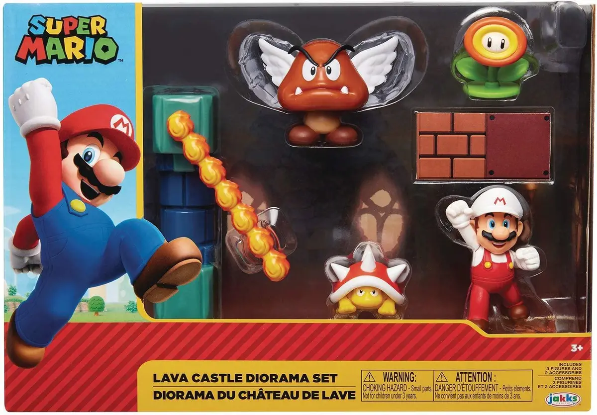 Super Mario Jpa40015 Nintendo Lava Castle Playset 1