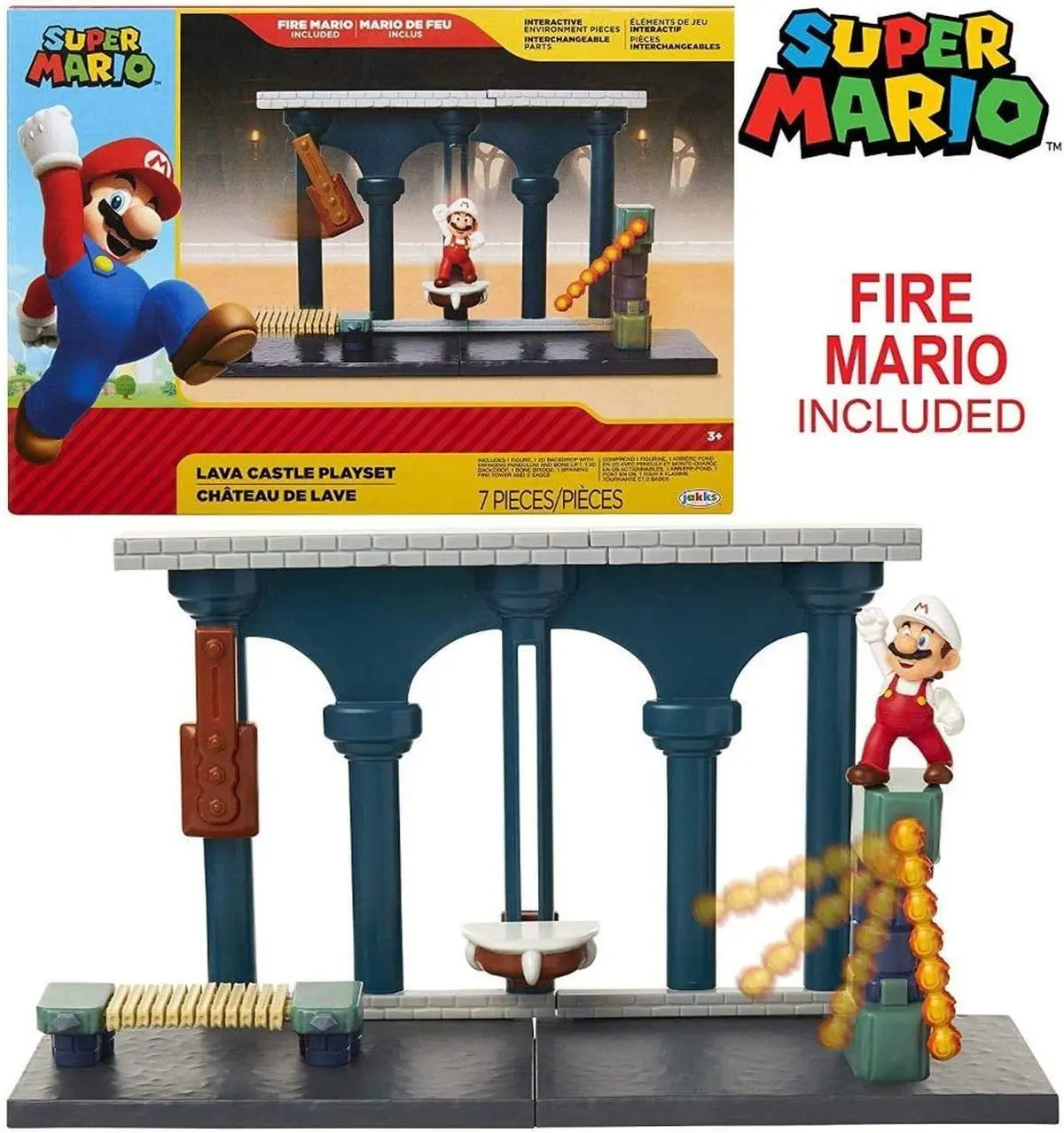 Super Mario Jpa40017 Lava Castle Playset 1