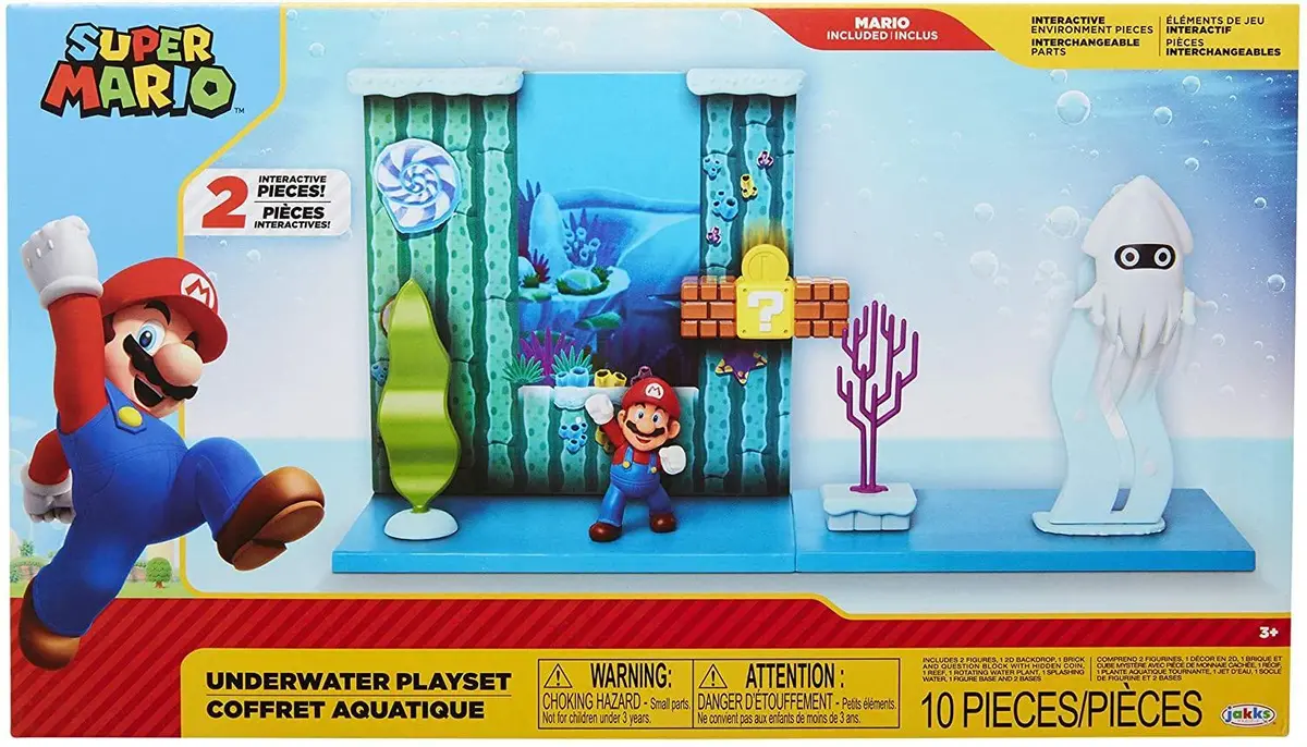 Super Mario Jpa40018 Underwater Playset 1