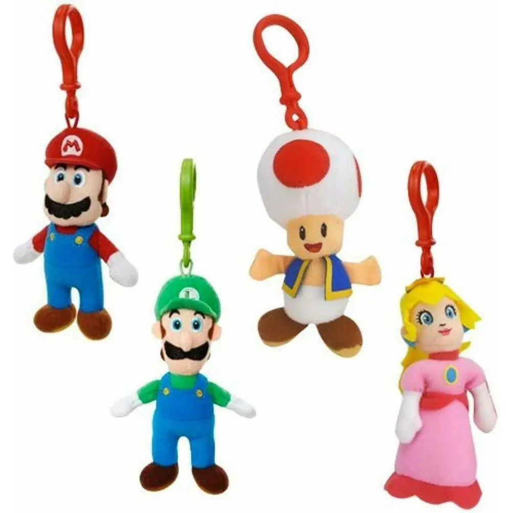Super Mario Plush Keychain - Assortment 1