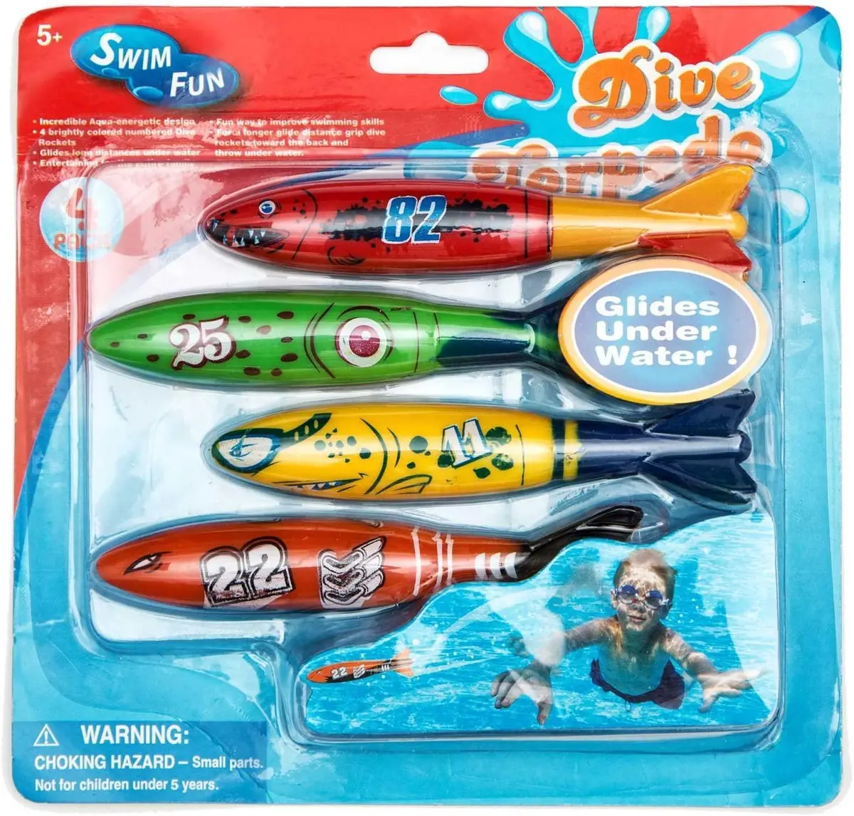 Swim Dart Dive Torpedo - Pack Of 4 1