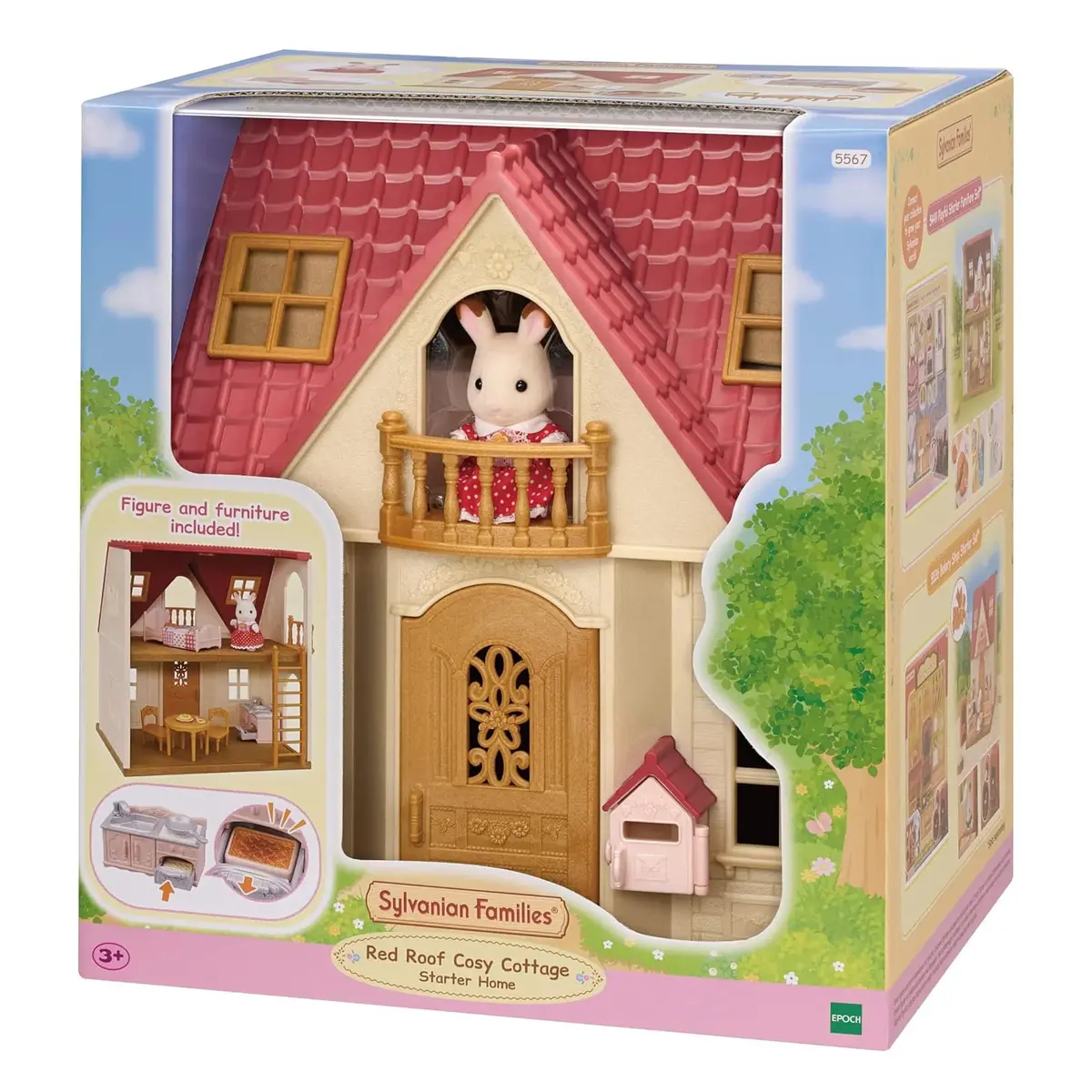 Sylvanian Families Red Roof Cosy Cottage Dollhouse 1
