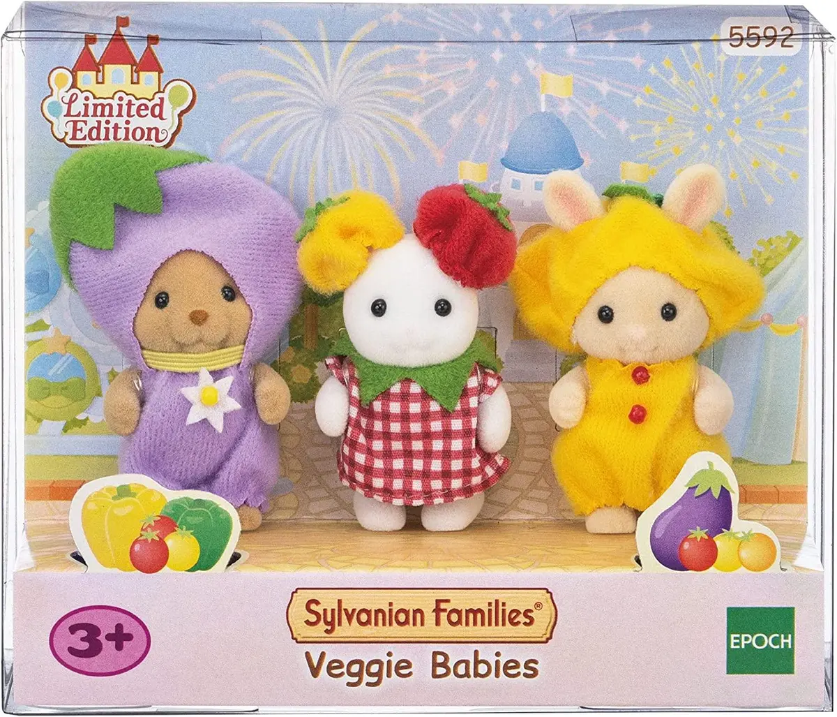 Sylvanian Families Baby Trio In Vegetable Costumes 1