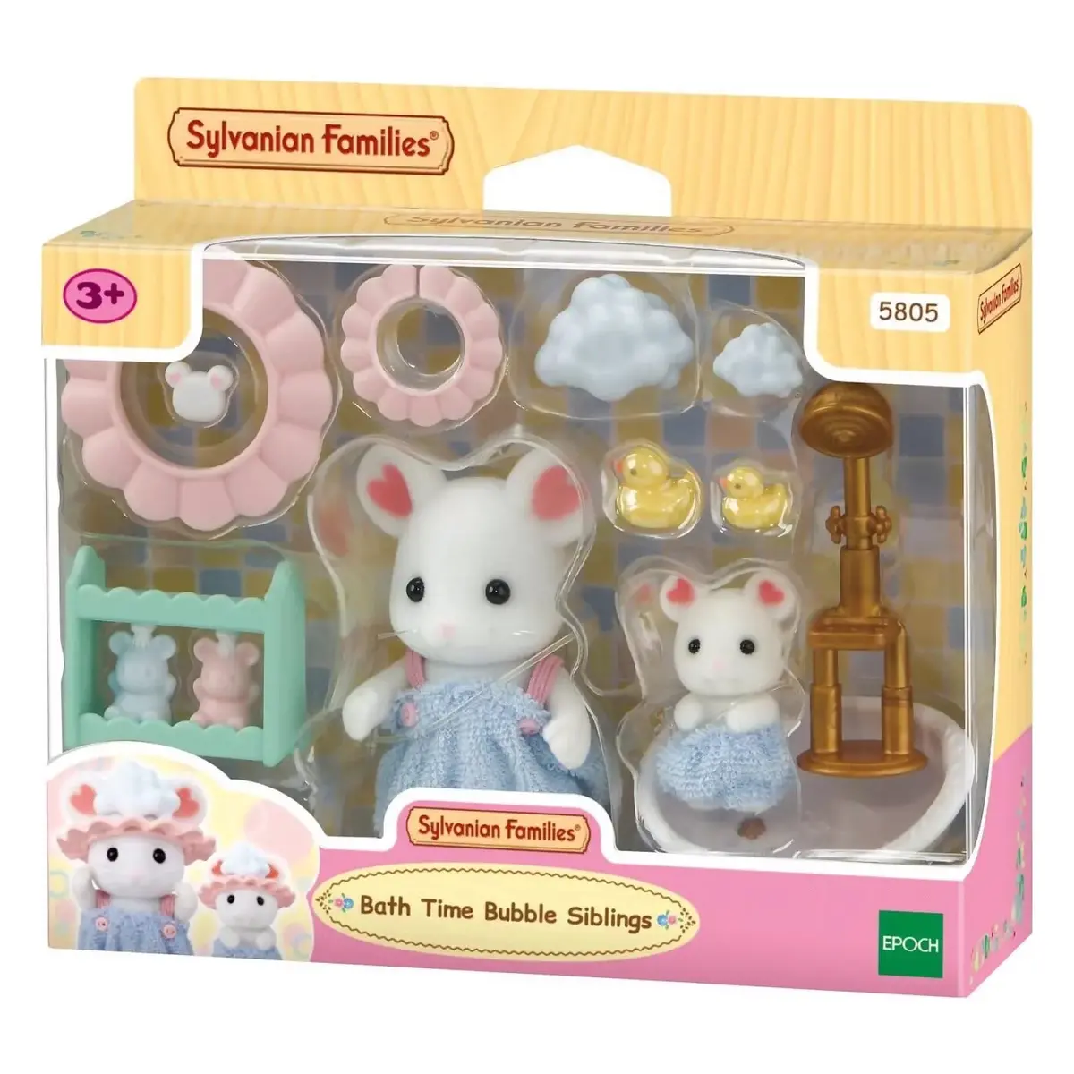 Sylvanian Families – Bath Time Bubble Siblings Set 1