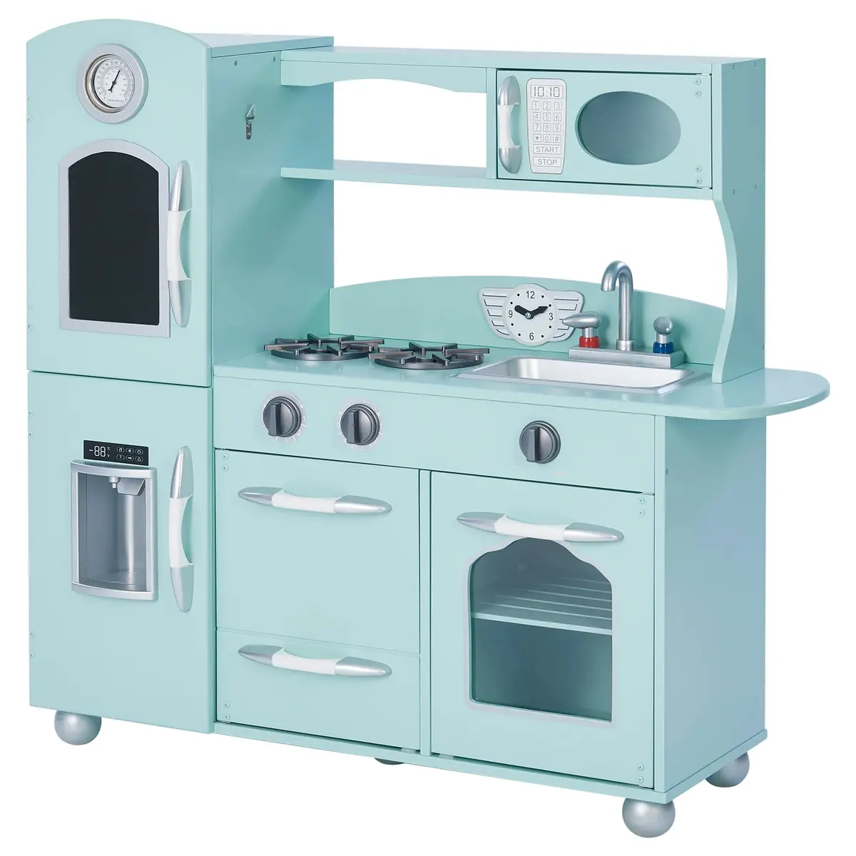 Teamson Usa Westchester Large Wooden Play Kitchen Playset - Mint 1