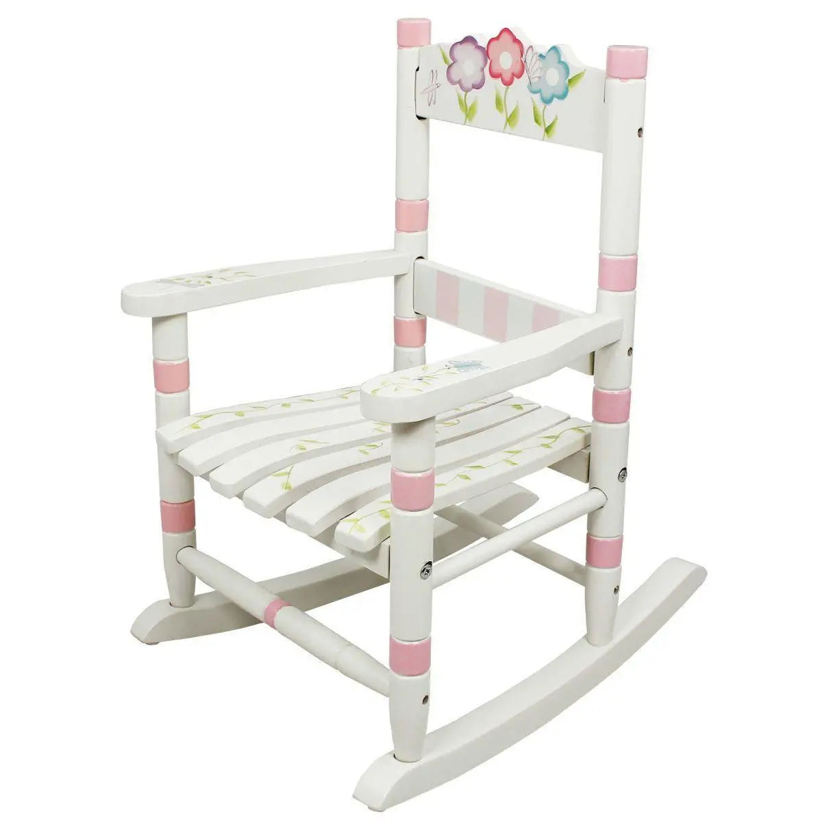 Teamson Usa W-514G Bouquet Small Rocking Chair Furniture 1