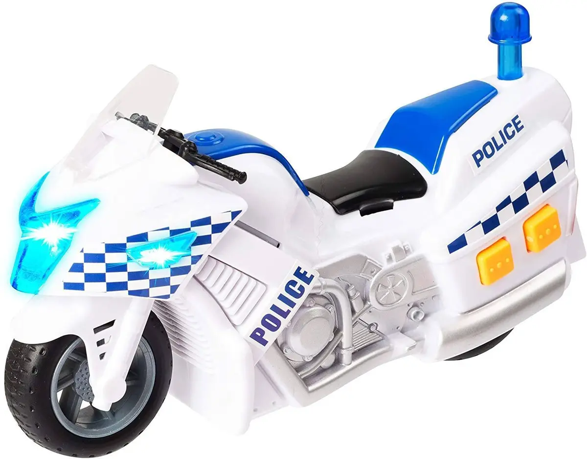 Teamsterz 1416563 Light And Sounds Police Motorbike 1
