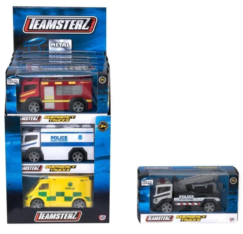 Teamsterz Emergency Vehicles 4-Inch - Assortment 1