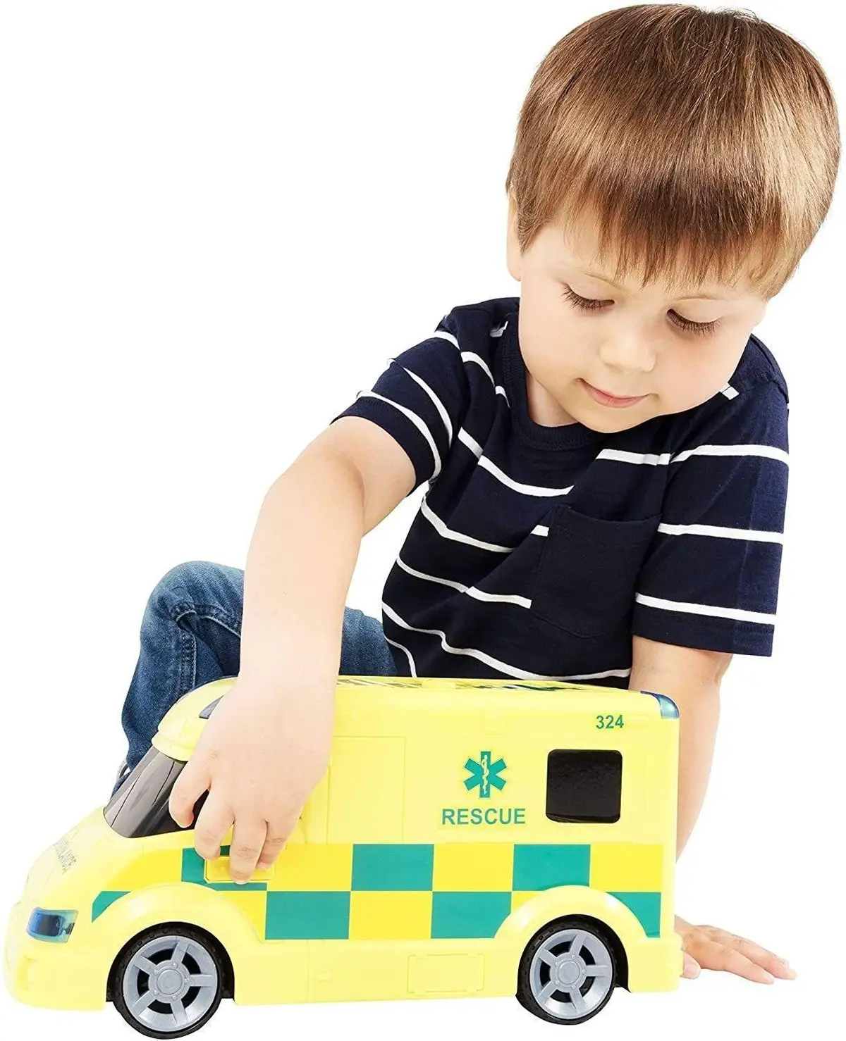 Teamsterz Large Light & Sound Ambulance Interactive 1