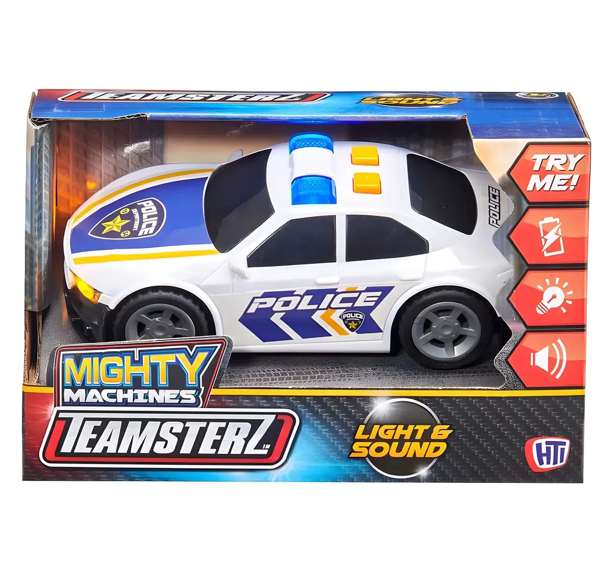 Teamsterz Light And Sound Police Car 1