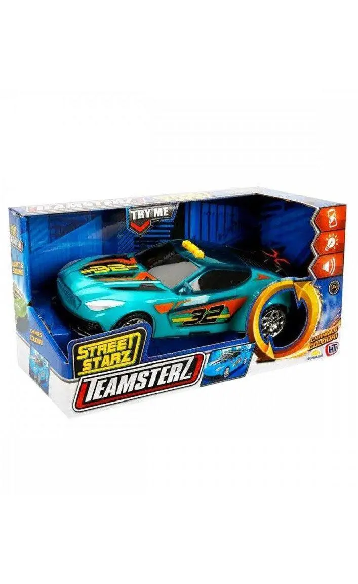 Teamsterz Lights And Sounds Street Starz Green Racing Car 2