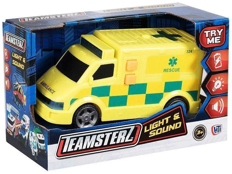 Teamsterz Small Light And Sounds Ambulance Cars 1