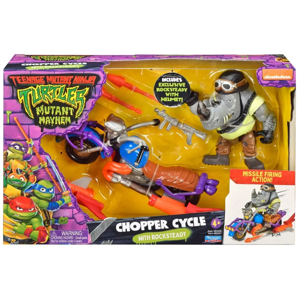 Teenage Mutant Ninja Turtle Movie Rocksteady Chopper Cycle 2