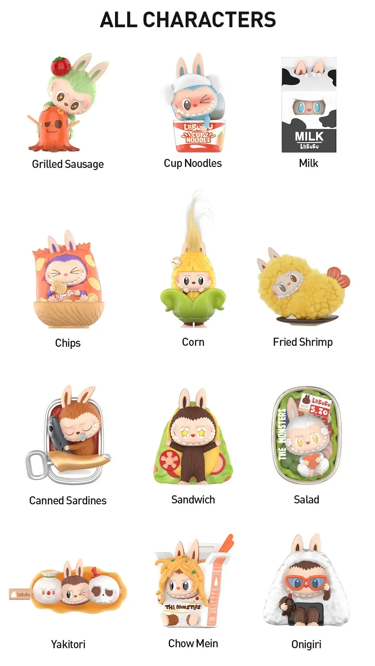 The Monsters Wacky Mart Series Figures 1