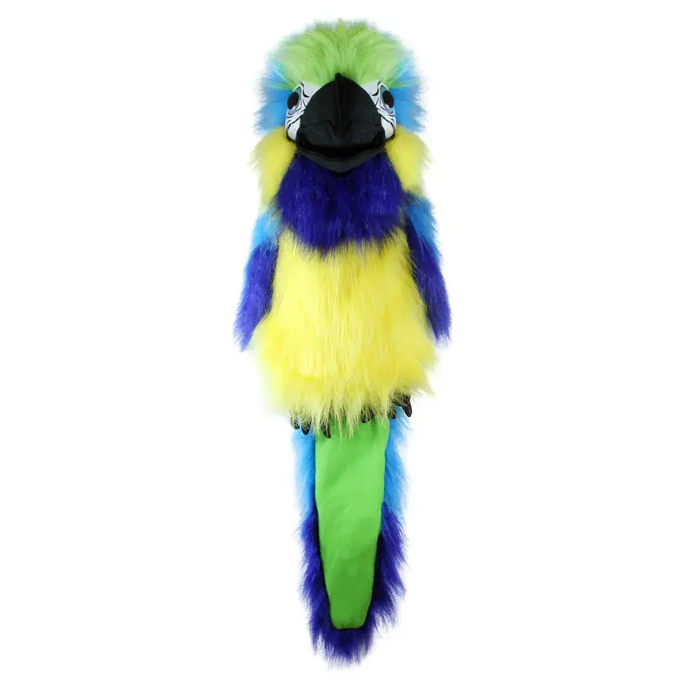 The Puppet Company - Large Birds Blue & Gold Macaw Hand Puppet 1