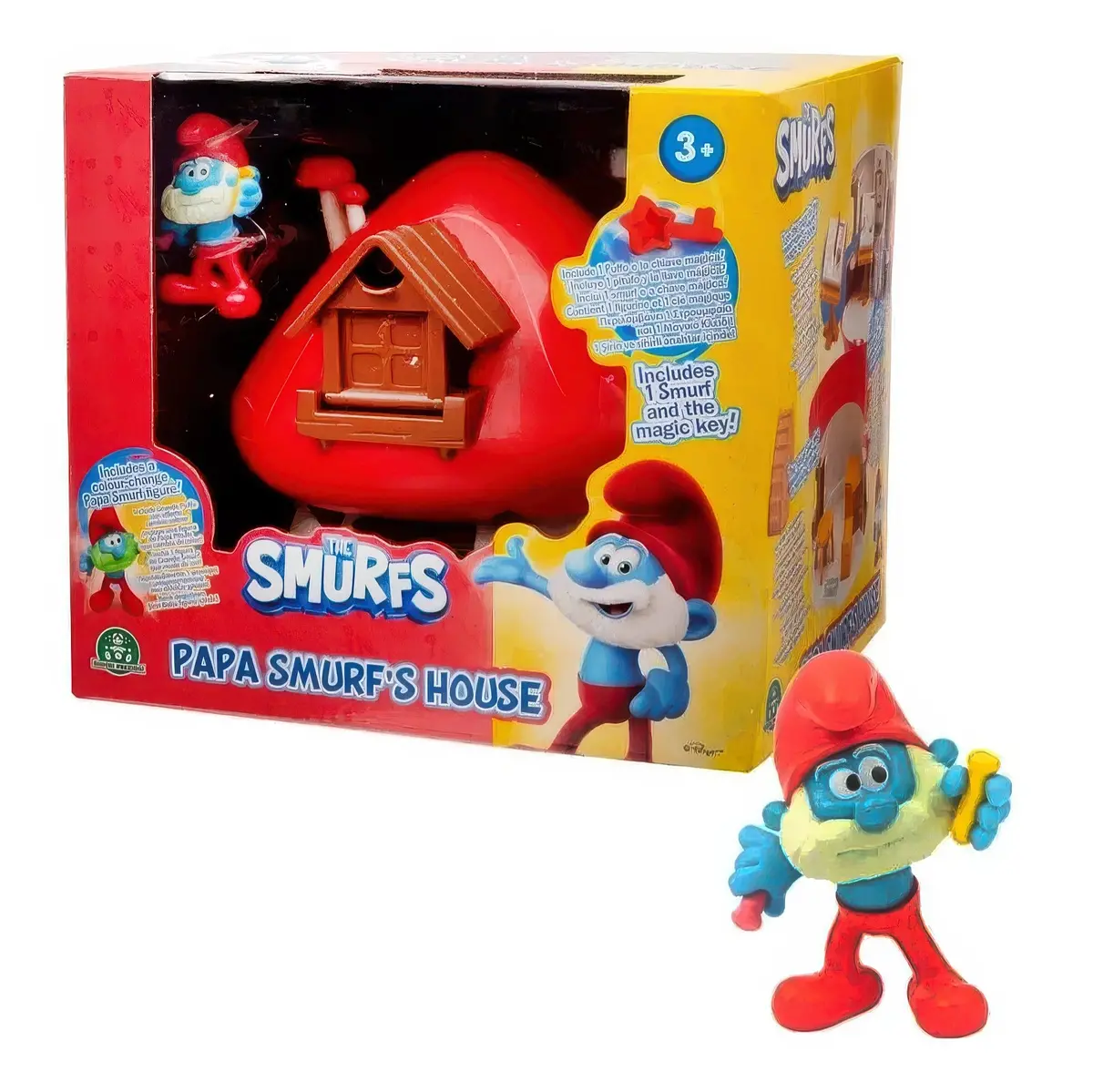The Smurfs Playset Magic Key Papa Smurf's House 1