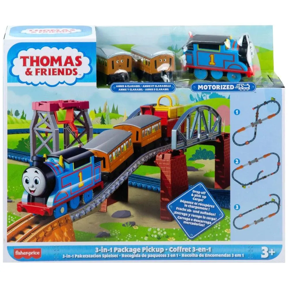 Thomas & Friends 3-In-1 Motorised Package Pickup Track Set 1