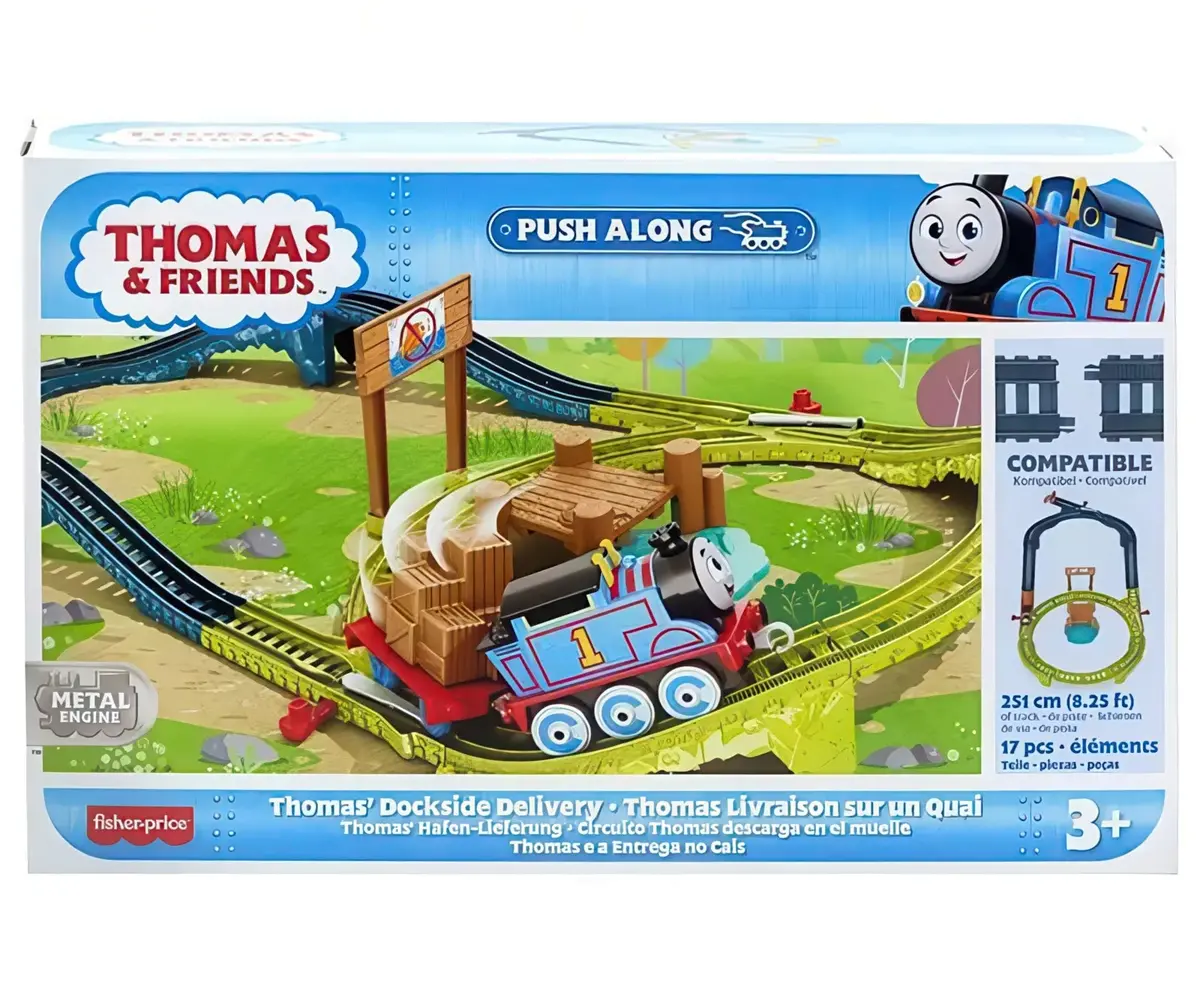 Thomas And Friends Push Along Playset Thomas' Dockside Delivery 1