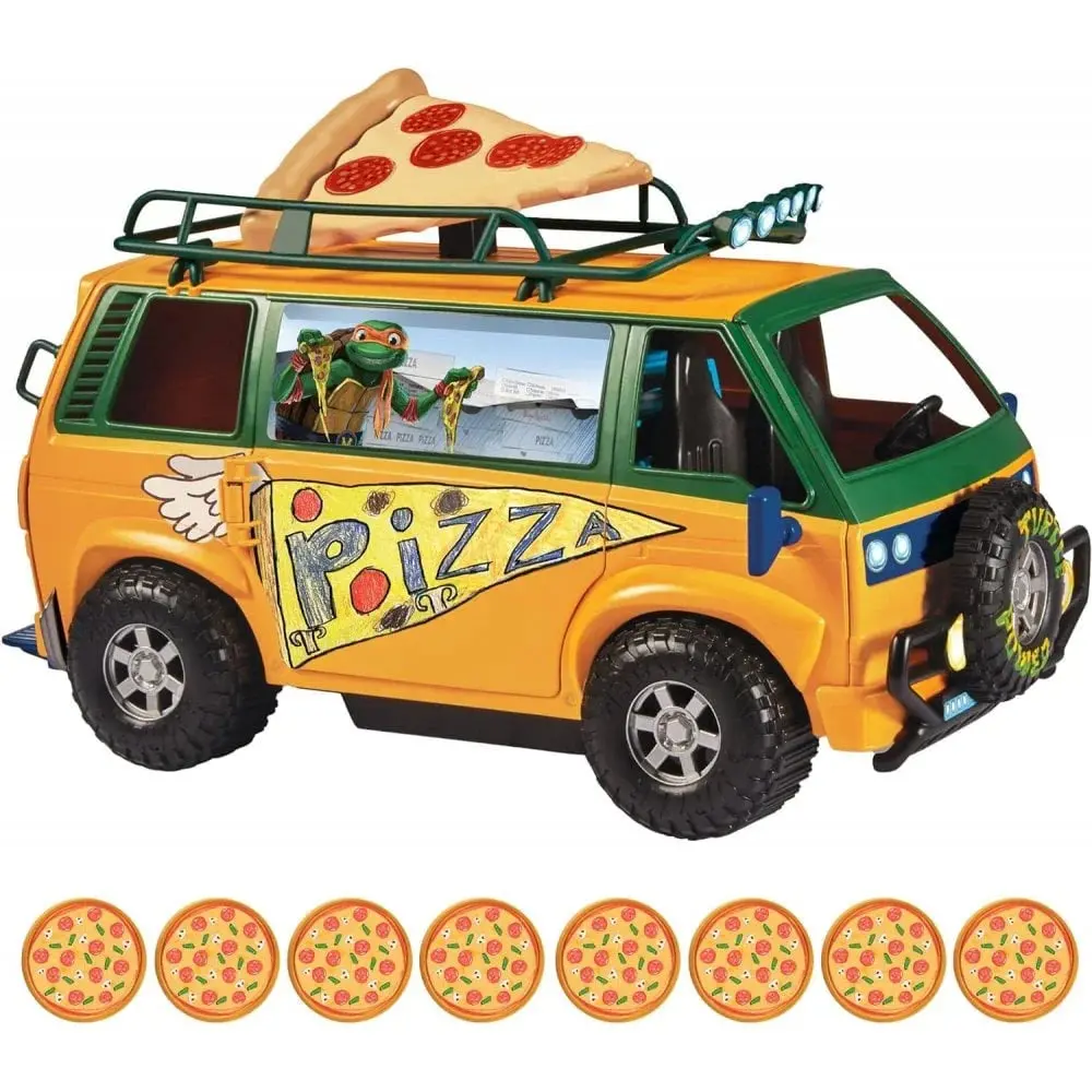 Teenage Mutant Ninja Turtles Movie Pizza Fire Van 2