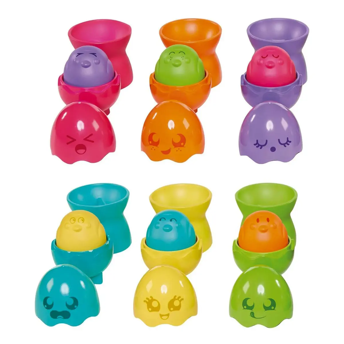 Tomy Toomies Hide & Squeak Egg Stackers 1