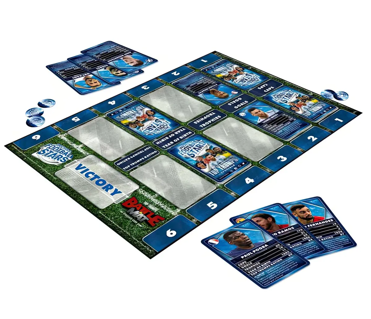 Top Trumps World Football Stars Battle Mat 2
