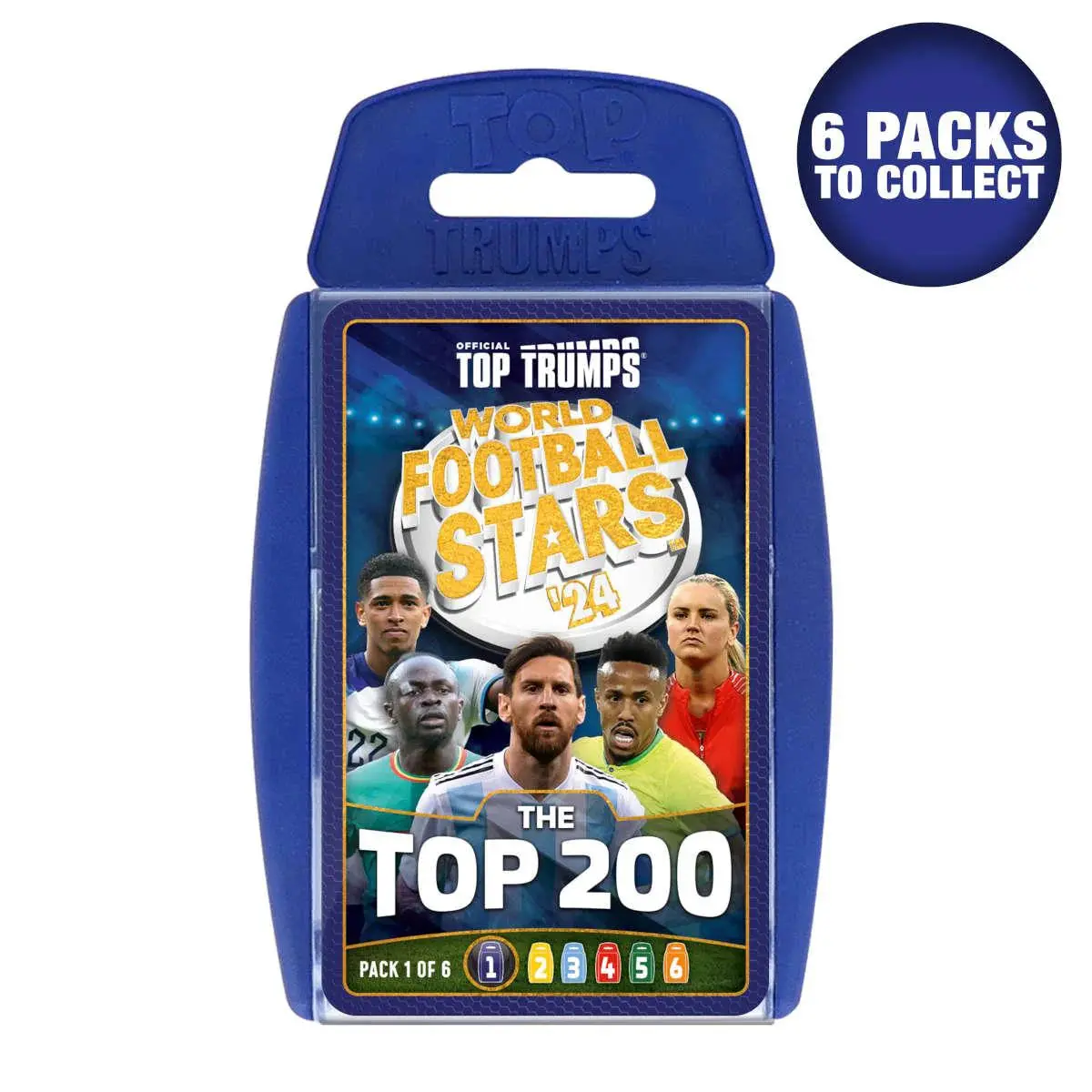 Top Trumps World Football Stars Top 200 Card Game - Pack 1 1