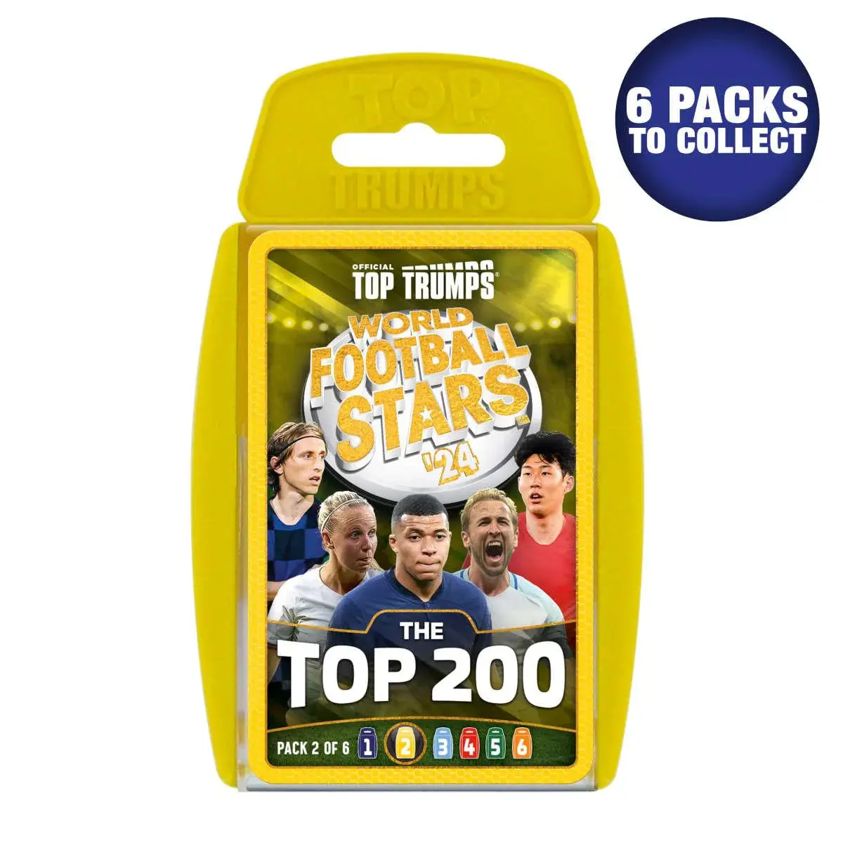 Top Trumps World Football Stars Top 200 Card Game - Pack 2 1